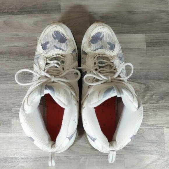 Rare Nike Air Max Terra Sertig Size 12 Hike Trail Run White Camo Full Air - Picture 7 of 8